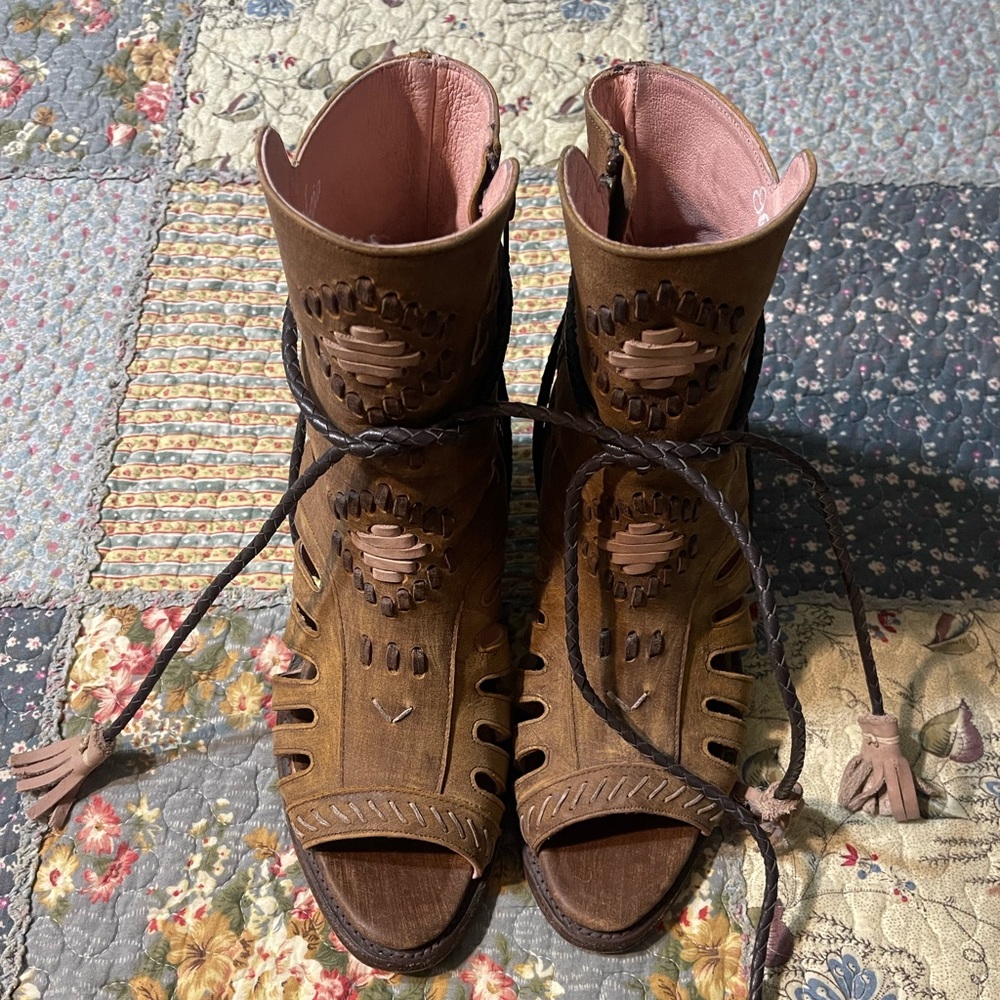 Miss Macie Open Toe Boots